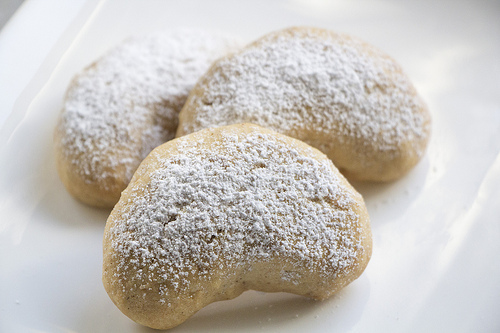 Greek Almond Crescents