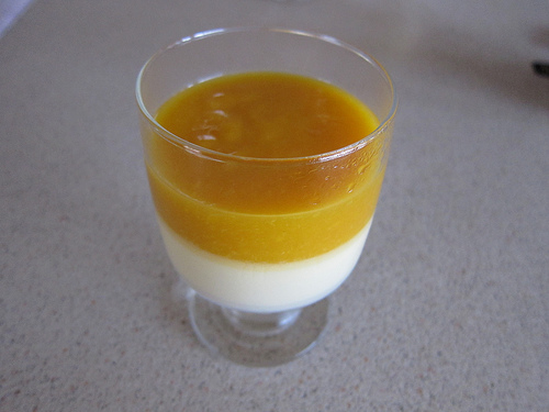 Mango and Vanilla&nbsp;Pannacotta