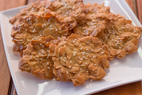 Crispy Almond Slices