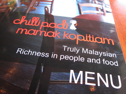 ChilliPadi Mamak Kopitiam –&nbsp;Flemington