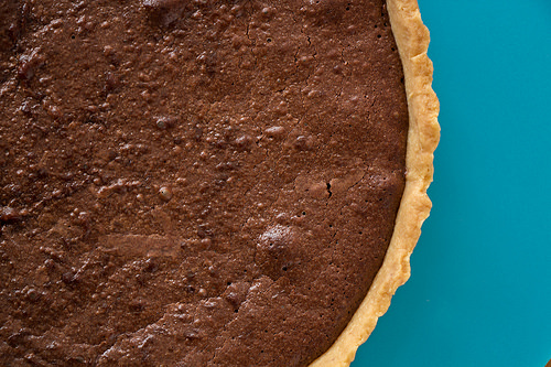 Chocolate, Hazelnut and Salted Caramel&nbsp;Tart